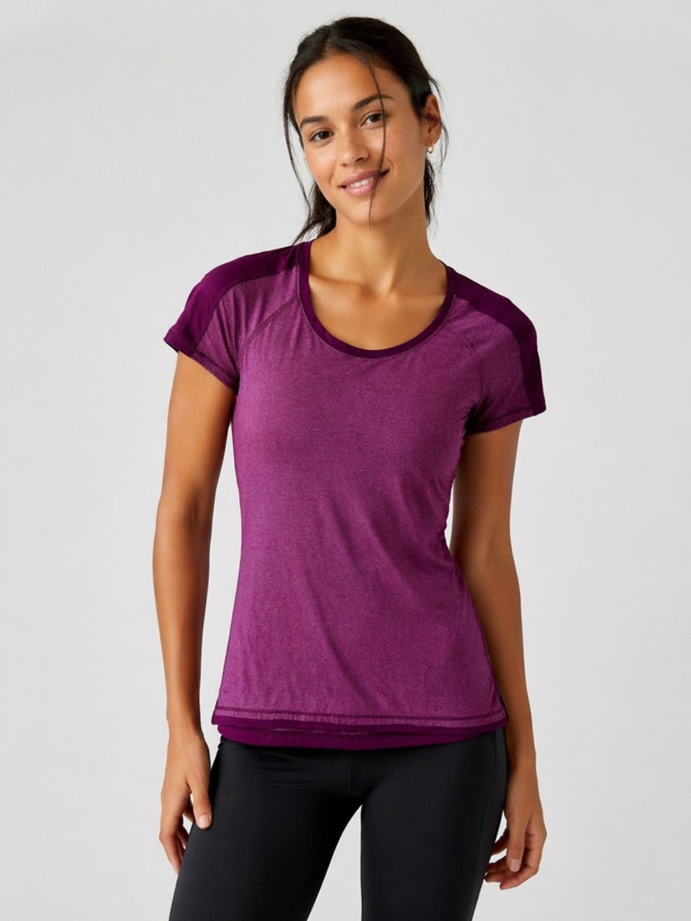 Lululemon Swiftly Tech Short Sleeve Crew Run Top, Purple Plum | Athletic Tee
